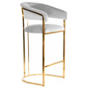 Стул барный Equinox, серый, золотой Стул барный Equinox, серый, золотой