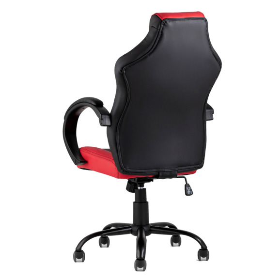 Кресло игровое TopChairs Racer Midi черно-красное - фото 3