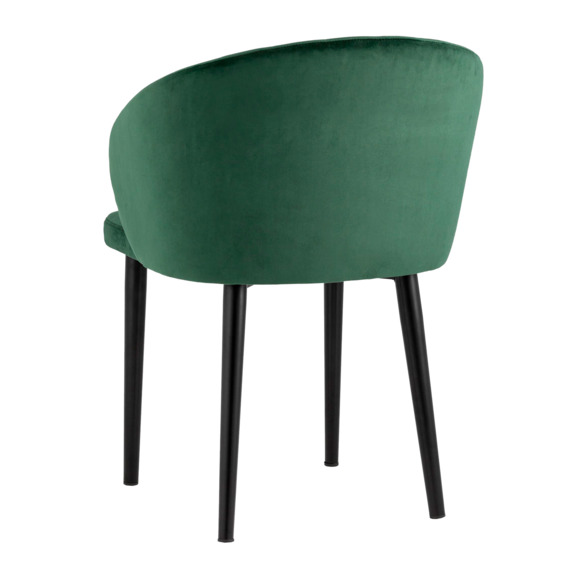 Стул с подлокотниками Шон, велюр зеленый Стул с подлокотниками Шон, велюр зеленый - фото 3