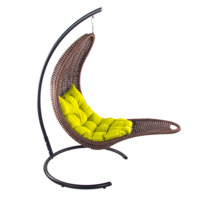 Настоящее фото товара Плетеное подвесное кресло-шезлонг Бакабад, произведённого компанией ChiedoCover