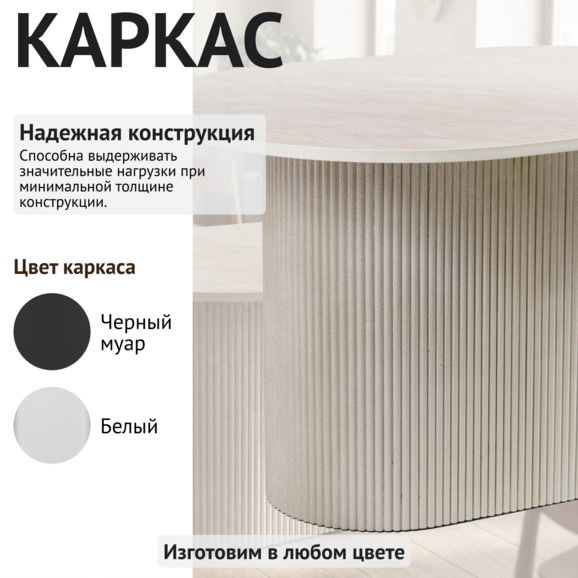 Стол Фуд-корт овальный - фото 4