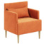 Настоящее фото товара Кресло Сатори, оранжевый, произведённого компанией ChiedoCover