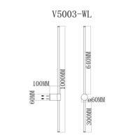 Настенный светодиодный светильник V5003-WL Ricco