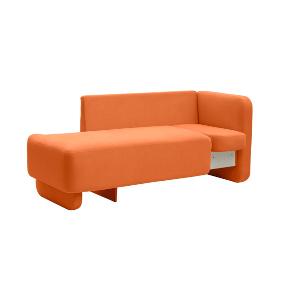 Кушетка-диван Хьюст-1, оранжевый - фото 3