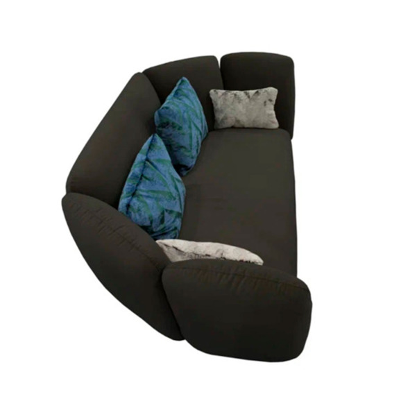 Диван Гип двухместный, черный Диван Гип двухместный, черный - фото 2