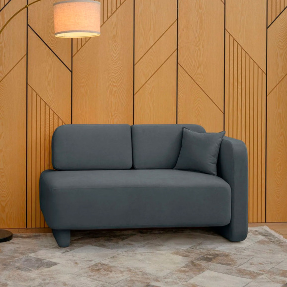 Кушетка-диван Хьюст-1, темно-серый - фото 8