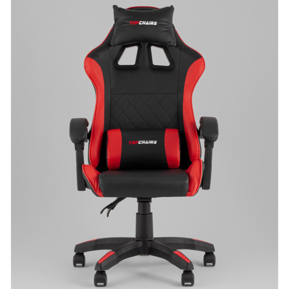 Кресло спортивное TopChairs MG-7043 черно-красный - фото 2