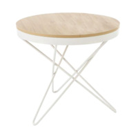 Настоящее фото товара Стол журнальный Radian, белый, произведённого компанией ChiedoCover