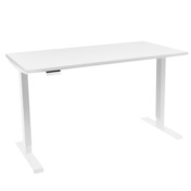 Фотография товара Стол с регулировкой высоты Lift, белый, ЛДСП белый, 140x70 от компании ChiedoCover.