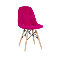 Настоящее фото товара Дизайнерский стул Монако, бордовый, произведённого компанией ChiedoCover