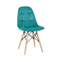 Настоящее фото товара Дизайнерский стул Монако, зеленый, произведённого компанией ChiedoCover