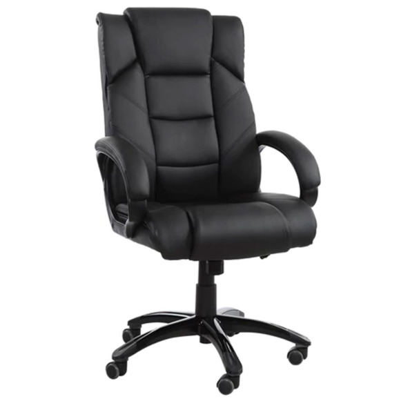 Кресло офисное Flux, черный, 6 массажных модулей - фото 1