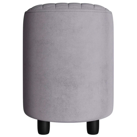 Пуф Тепал, велюр, светло-серый - фото 2