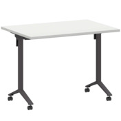 Фотография товара Стол мобильный складной белый, антрацит, 25 мм, 100*70 от компании ChiedoCover.