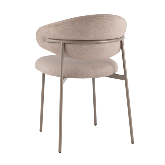 Стул Эван, велюр, каркас бежевый - фото 4