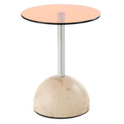 Фотография товара Стол журнальный Peninsula, коричневый, бежевый мрамор от компании ChiedoCover.