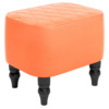 Пуф Лотик, экокожа, оранжевый