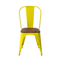 Фотография Стул Tolix Wood, желтый Фотография товара Стул Tolix Wood, желтый от компании ChiedoCover.