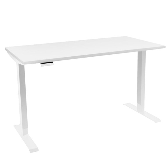 Стол с регулировкой высоты Lift, белый, ЛДСП белый, 140x70 - фото 1
