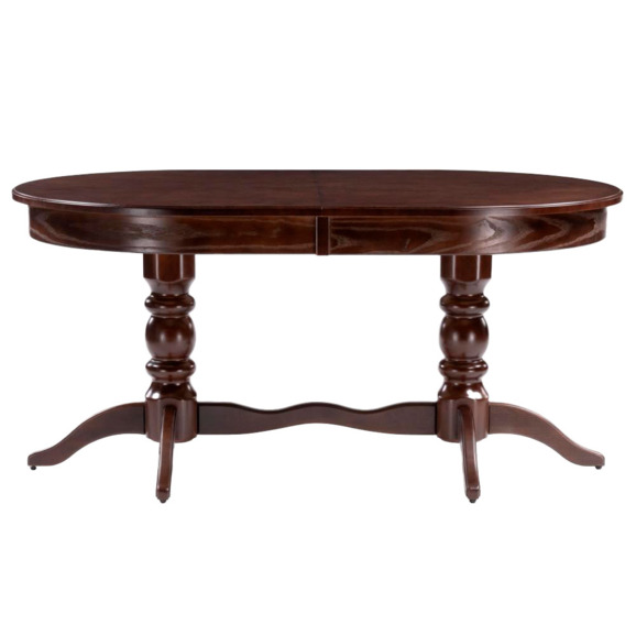 Деревянный стол Дейвер 160(220)х100х76 орех темный - фото 2