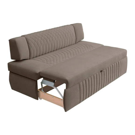 Диван для кухни Леонард 168, коричневый - фото 3