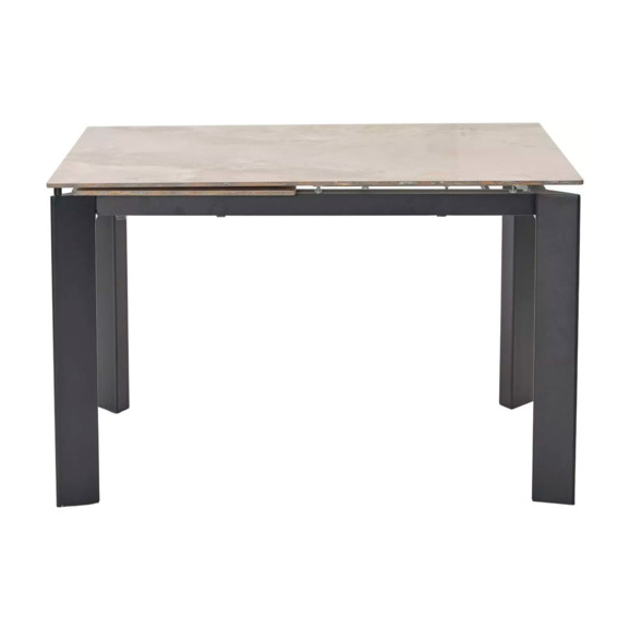 Стол corner 120, gloss amber jade solid ceramic, black - фото 5