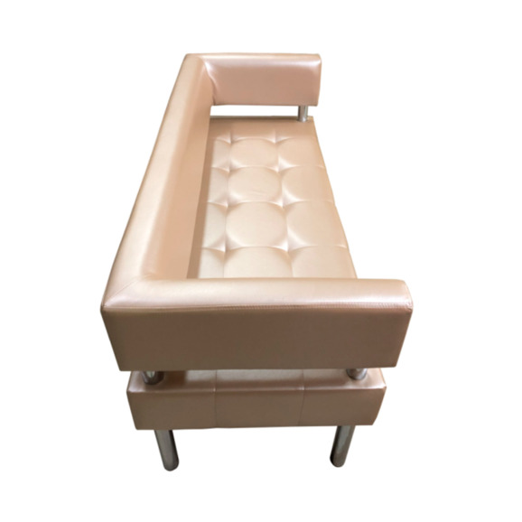 Диван Сантур трехместный, светло-розовый - фото 7