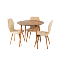 Фотография Стол круглый D900, коричневый Фотография товара Стол круглый D900, коричневый от компании ChiedoCover.