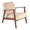 Кресло Idle, бежевый, орех Кресло Idle, бежевый, орех