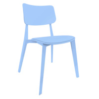 Фотография Стул Clap, голубой от производителя ChiedoCover, картинка продукции, реальное фото товара Настоящее фото товара Стул Clap, голубой, произведённого компанией ChiedoCover