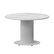 Фотография товара Стол нераздвижной Римс, 1000мм, фрост, белый муар от компании ChiedoCover.