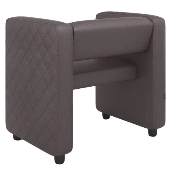 Кресло Тепал, экокожа, коричневый Кресло Тепал, экокожа, коричневый - фото 3