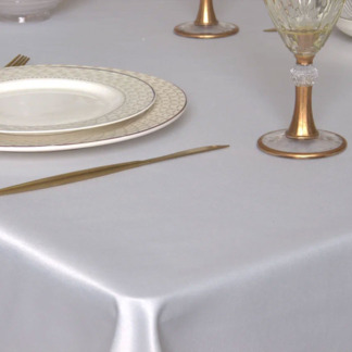 Фотография товара Скатерть прямоугольная 2500*1450, журавинка, гладь белая