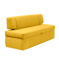 Фотография Диван для кухни Леонард 168, желтый от производителя ChiedoCover, картинка продукции, реальное фото товара Настоящее фото товара Диван для кухни Леонард 168, желтый, произведённого компанией ChiedoCover