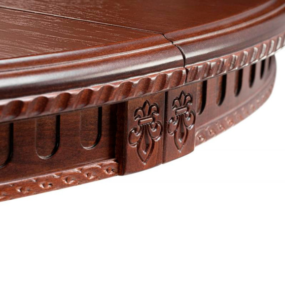 Деревянный стол Нозеан круглый миланский орех - фото 8