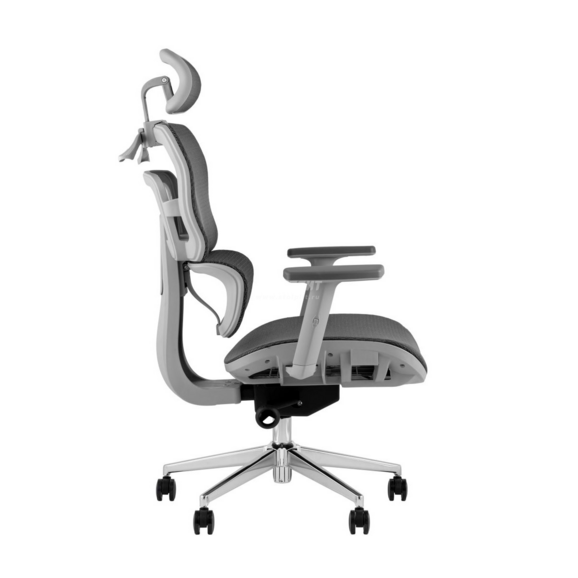 Кресло офисное TopChairs Techno Professional серый - фото 3