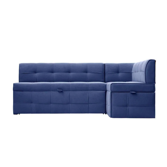 Угловой диван для кухни Атлант Плюс, синий, правый Угловой диван для кухни Атлант Плюс, синий, правый - фото 2