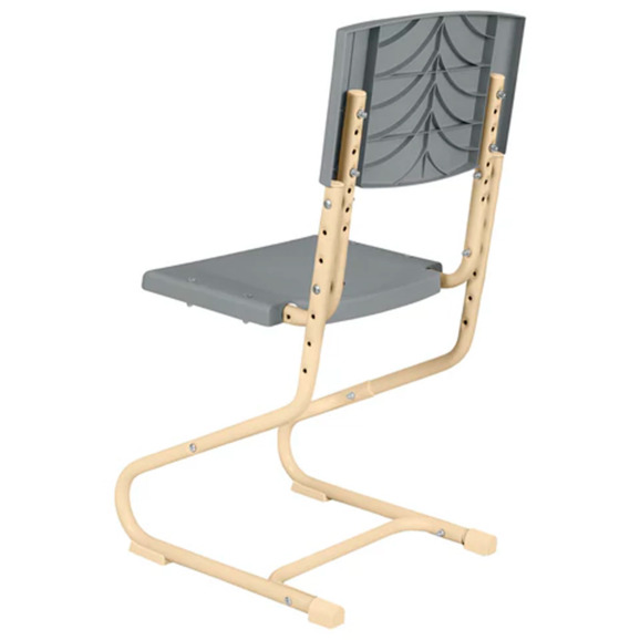 Стул ученический регулируемый Декорум, серый - фото 2