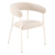 Настоящее фото товара Стул кухонный Sol, бежевый, белый, произведённого компанией ChiedoCover