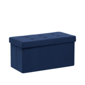 Фотография товара Пуф Ласо складной с крышкой, темно-синий от компании ChiedoCover.