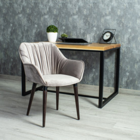 Фотография в интерьере товара Стул Эйфория, велюр Velutto 11, ножки старинный орех от компании ChiedoCover.