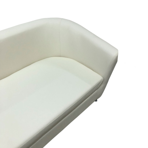 Диван Вейв двухместный, кремовый, матовый - фото 5