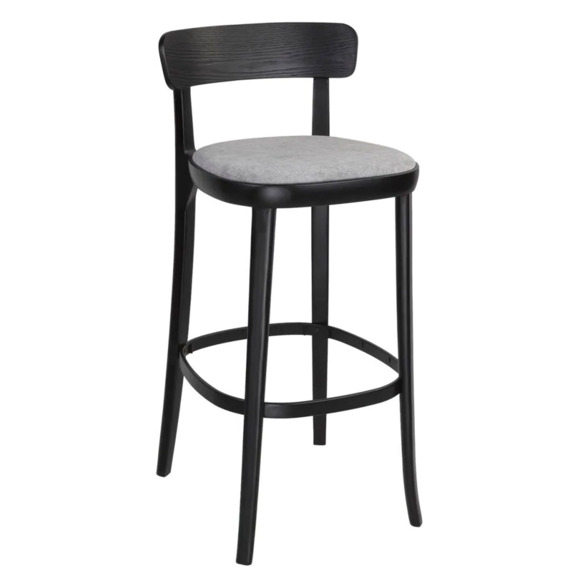 Стул деревянный барный Ден, черный - фото 1