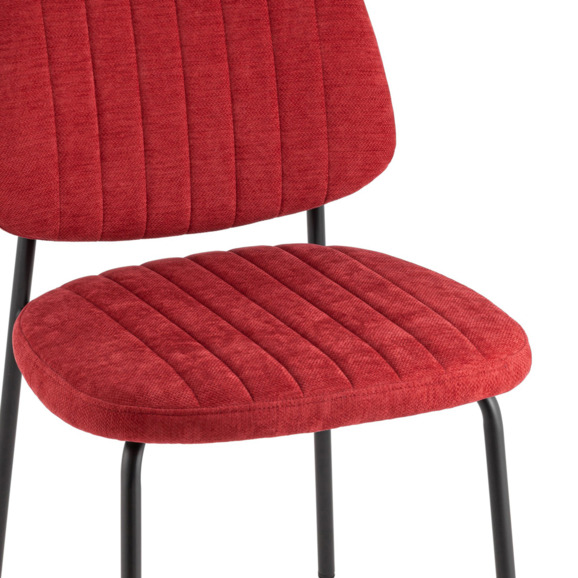 Стул обеденный Patrys, бордовый, шенилл - фото 7