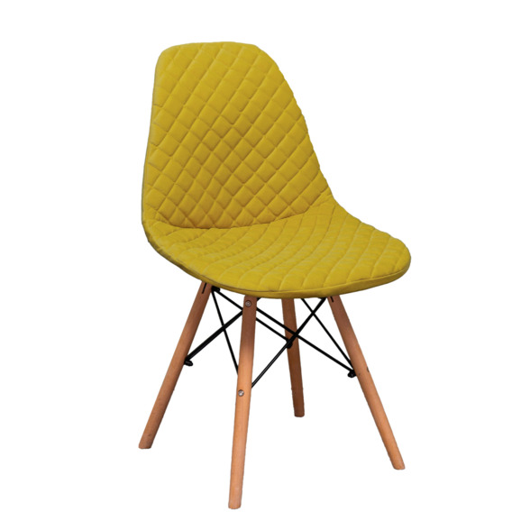 Чехол Е07 на стул Eames, горчичный - фото 1