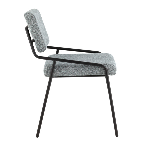 Стул Scott, шенилл бирюзовый - фото 3