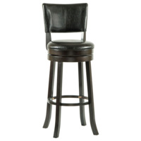Настоящее фото товара Барный стул Даллас, черный, крутящийся, произведённого компанией ChiedoCover