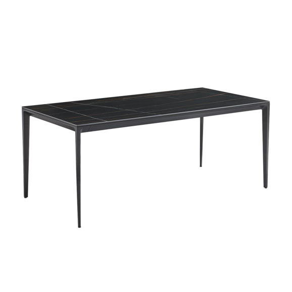 Стол Аркадия, 180, черная керамика - фото 1
