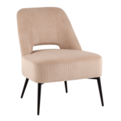 Фотография товара Кресло лаунж Бостон, велюр, бежевый от компании ChiedoCover.