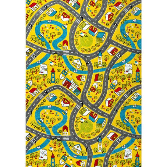 Турецкий ковёр синтетический Playground, желтый - фото 1